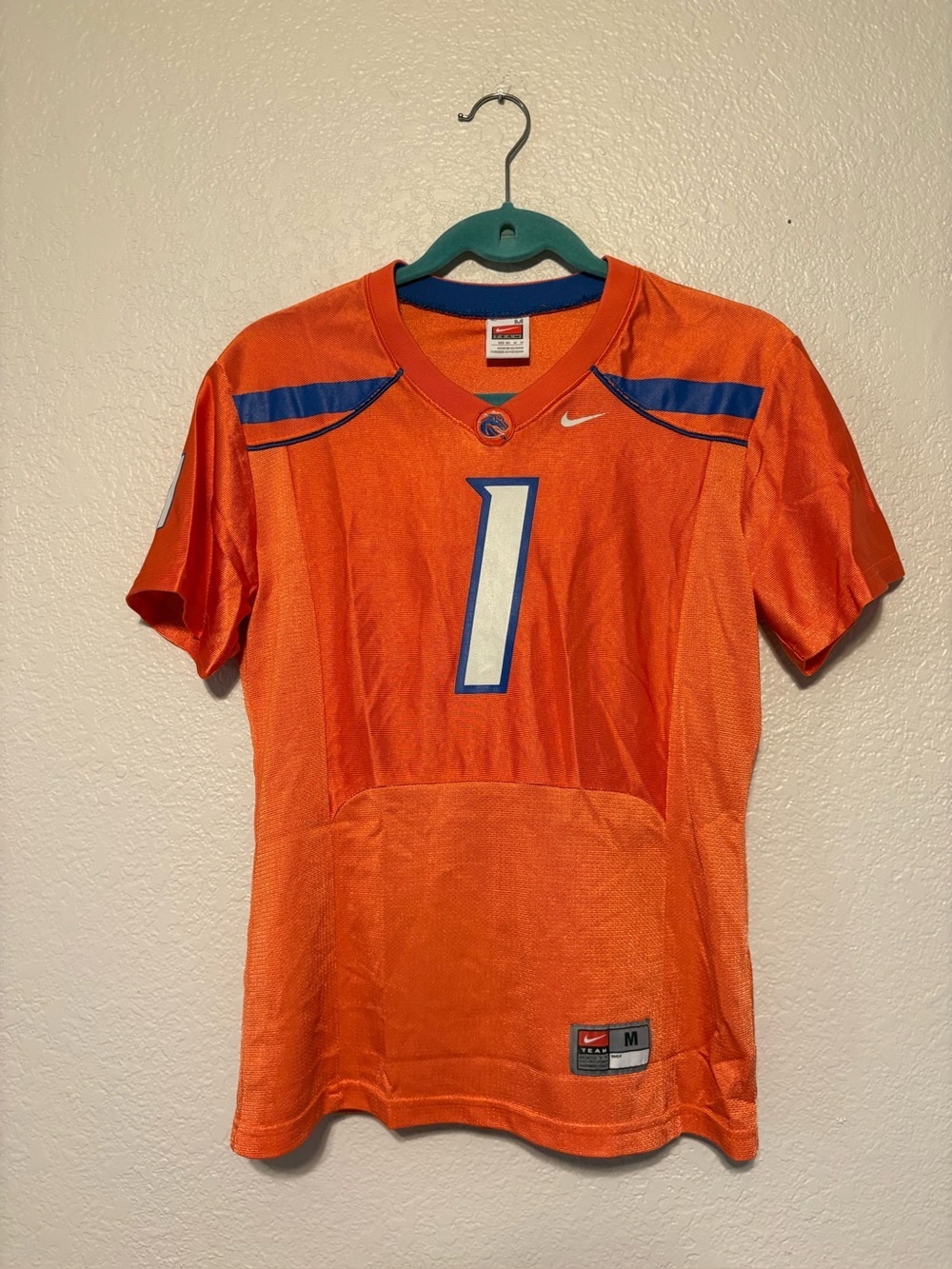 VTG Broncos Jersey Nike Blank #1 Youth Medium Denver Football